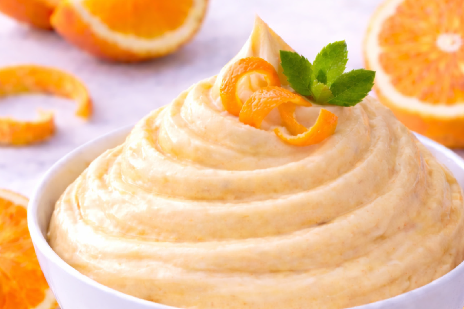 Orange Creamsicle Frozen Yogurt