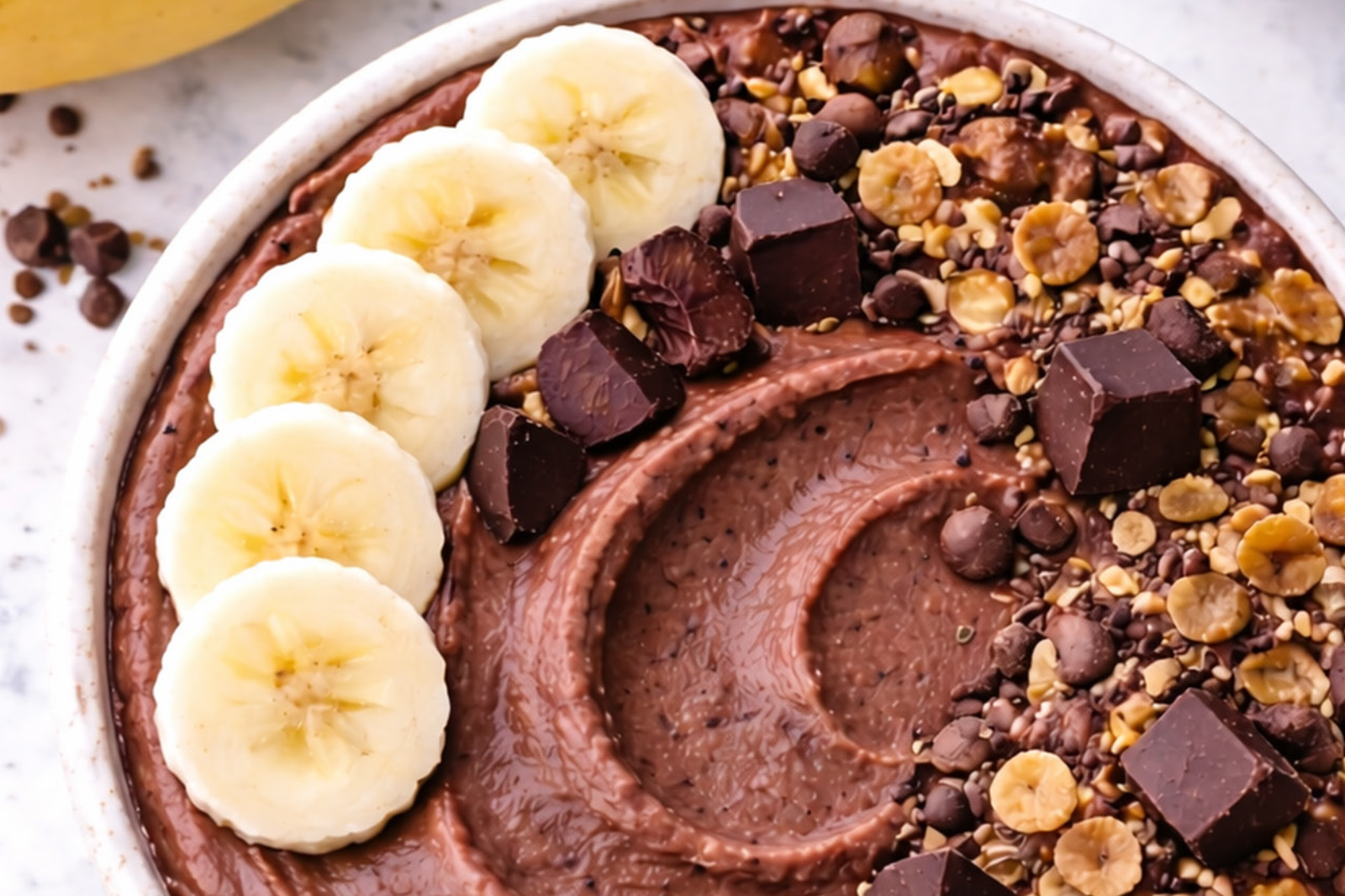 Chocolate Banana Smoothie Bowl