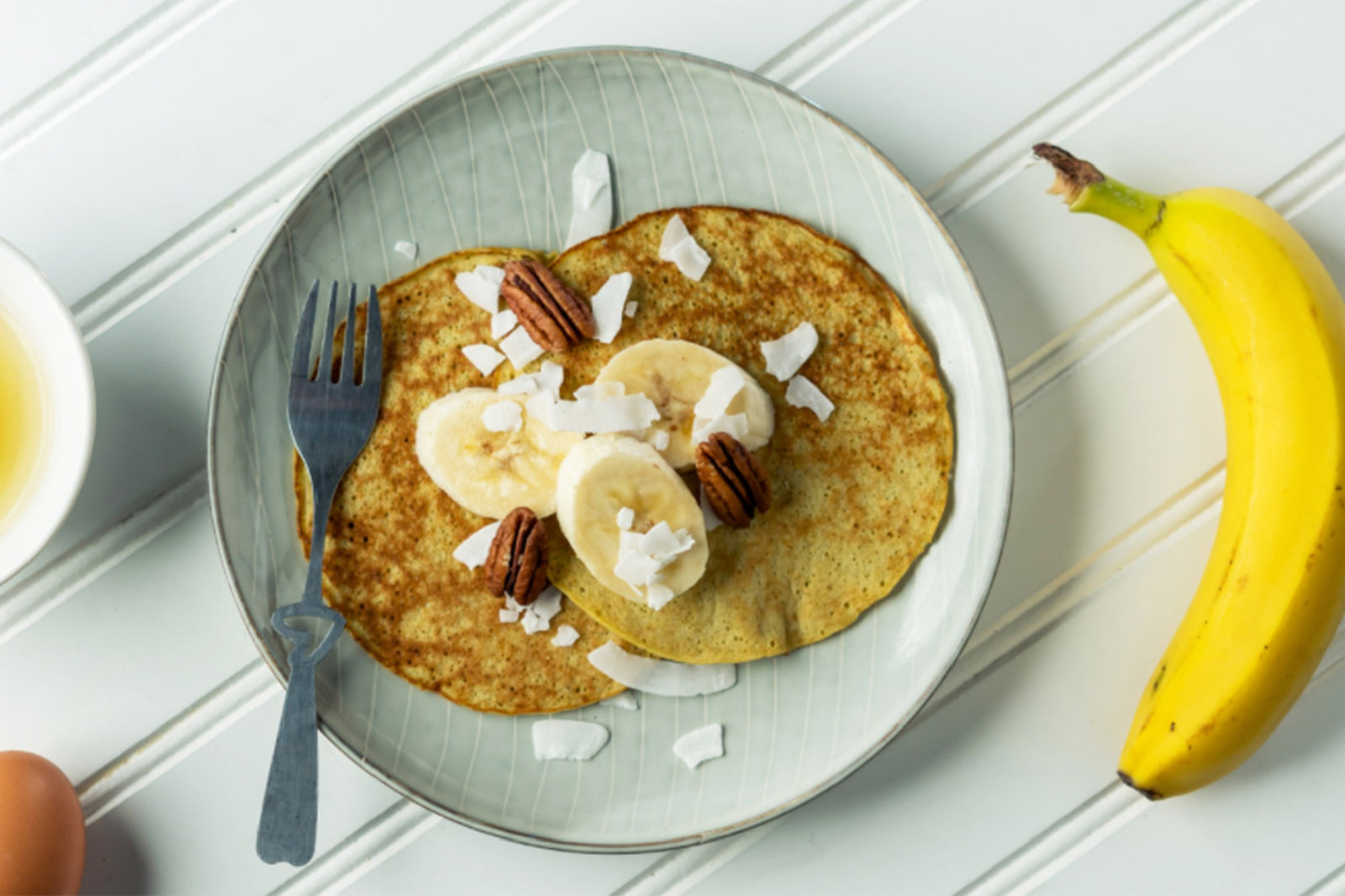 2-Ingredient Banana Pancakes