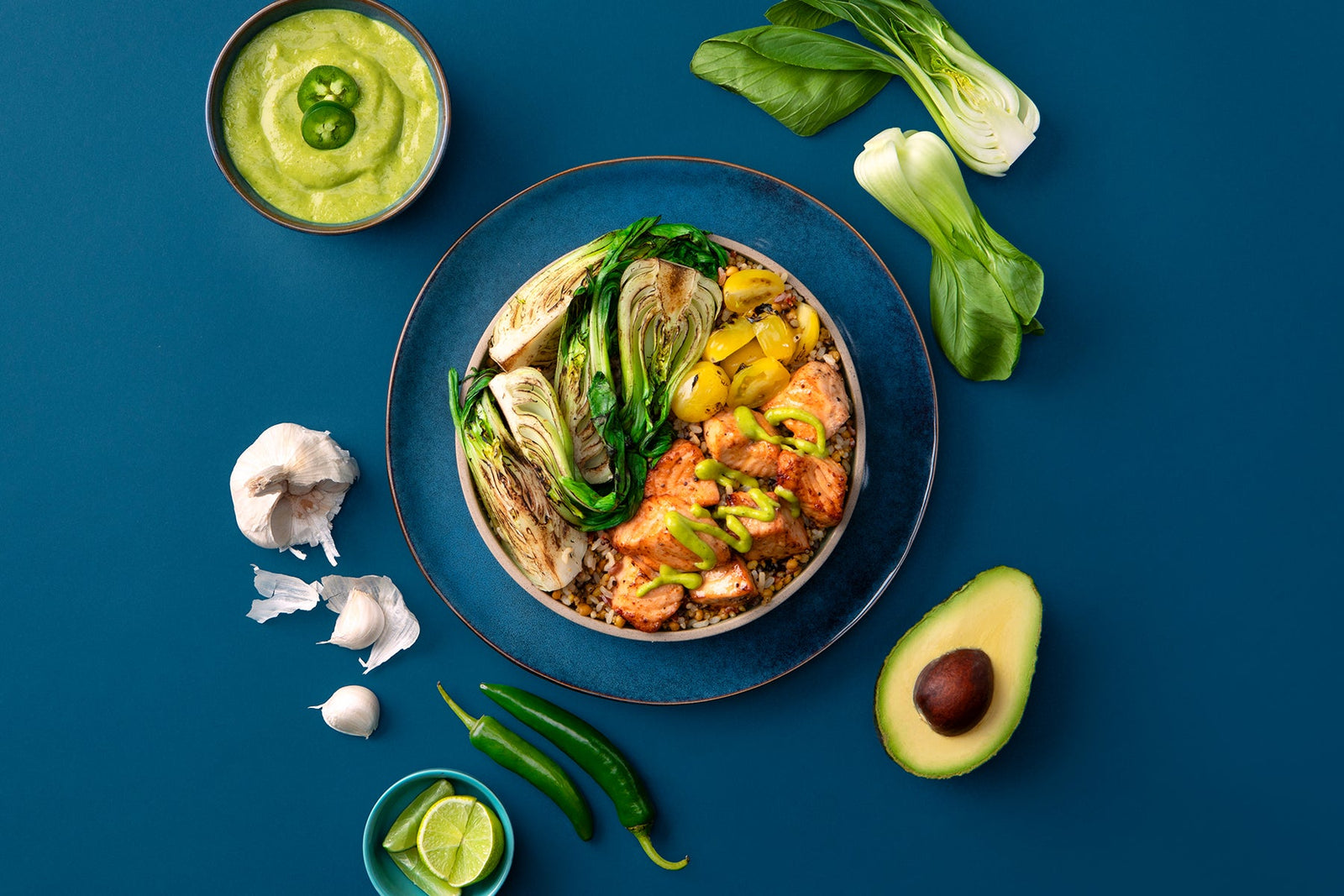 Spicy Garlic Avocado Salsa