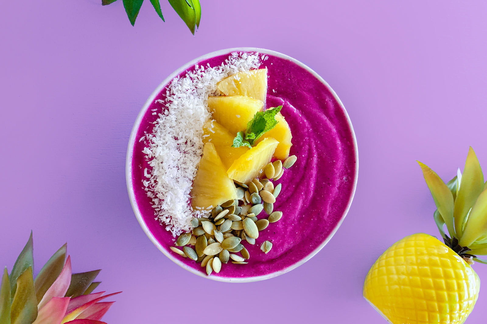Pitaya Pineapple Smoothie Bowl