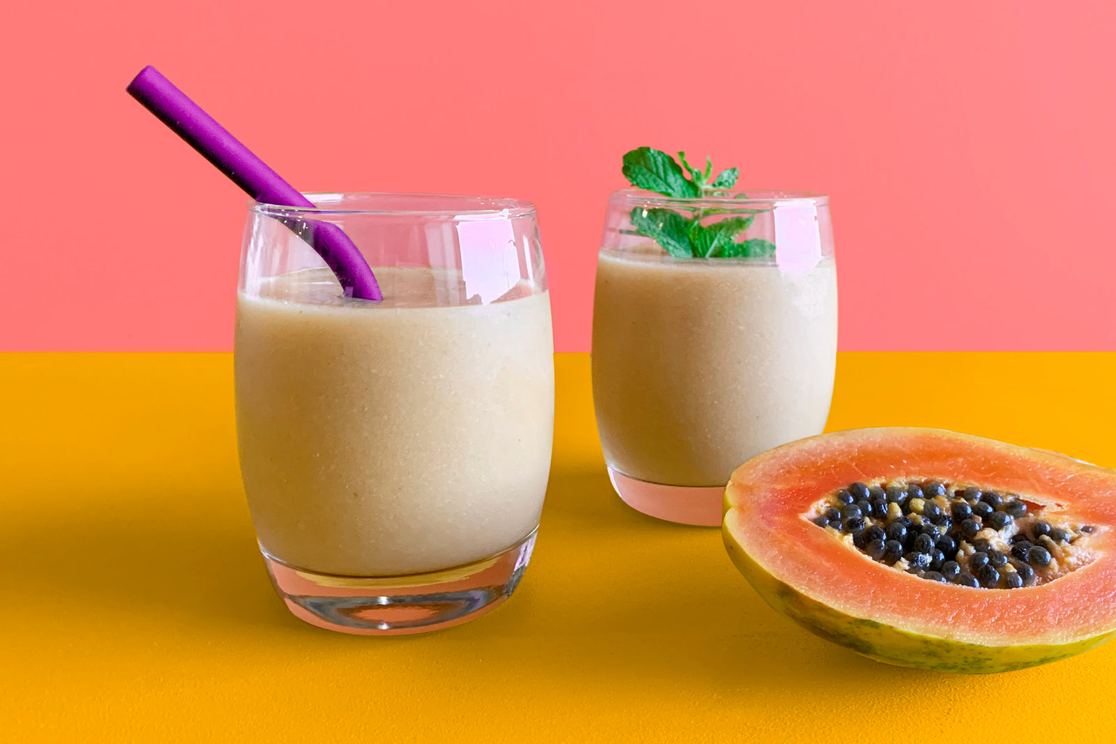Papaya Coconut Smoothie