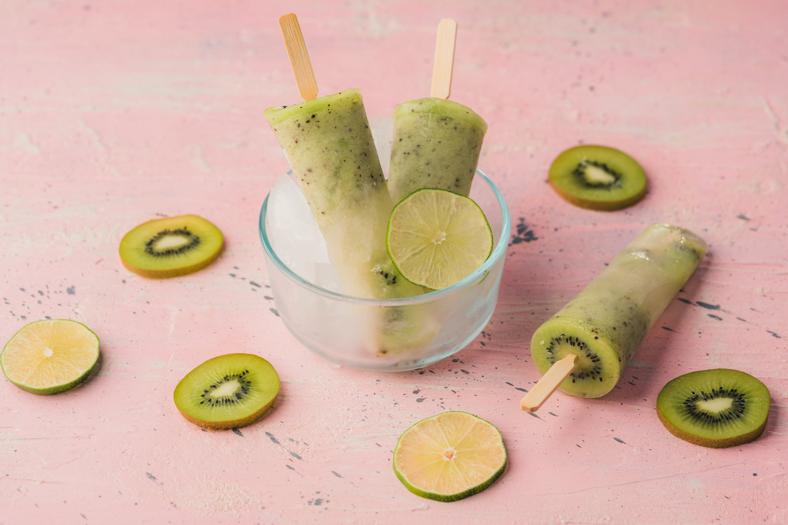 Kiwi Lime Popsicles
