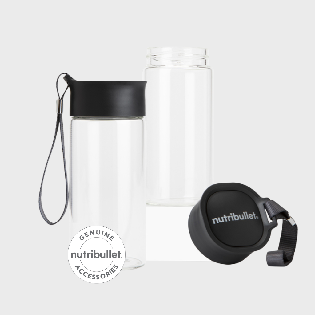 Nutribullet Juicer Glass Bottles with Lids